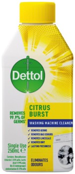 Dettol+Washing+Machine+Cleaner+250mL+Selected+Varieties
