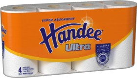 Handee-Ultra-Paper-Towel-4-Pack on sale