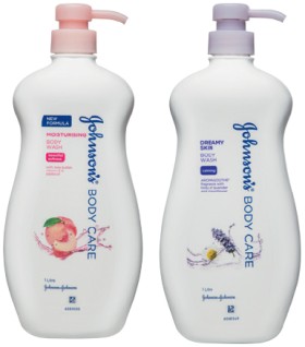 Johnsons-Body-Care-Body-Wash-1-Litre-Selected-Varieties on sale