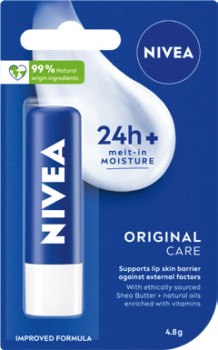 Nivea-24h-MeltIn-Moisture-Lip-Balm-1-Pack-Selected-Varieties on sale