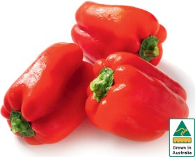 Australian-Red-Capsicum on sale