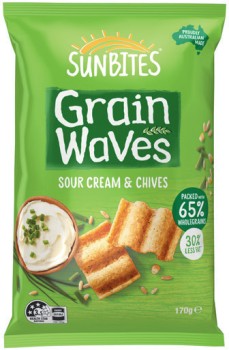 Sunbites+Grain+Waves+Wholegrain+Chips+170g+Selected+Varieties