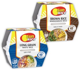 SunRice+Microwave+Rice+Cups+2+Pack+Selected+Varieties