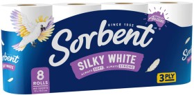 Sorbent-Toilet-Rolls-8-Pack-Selected-Varieties on sale