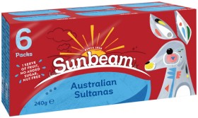 Sunbeam+Sultana+Snack+Pack+6x40g