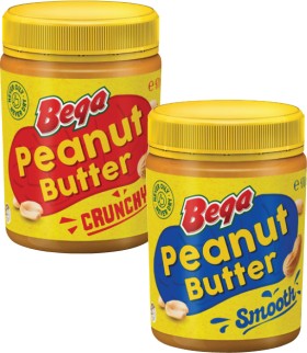 Bega+Smooth+or+Crunchy+Peanut+Butter+470g