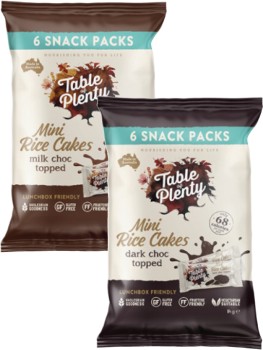 Table-Of-Plenty-Topped-Sweet-Rice-Cakes-6-Pack-84g on sale