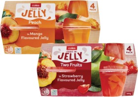 Coles+Flavoured+Jelly+4+Pack+500g
