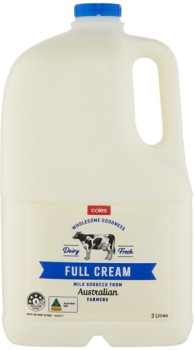 Coles+Full+Cream+Milk+3+Litre