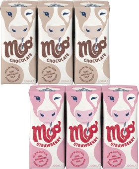 Devondale-Moo-Flavoured-Milk-6x200mL on sale