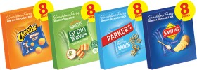 Cheetos-Sunbites-Grain-Waves-Parkers-Pretzels-or-Smiths-Crinkle-Cut-Chips-8-Pack-136g-200g on sale