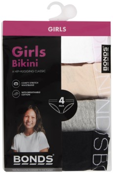 Bonds-Kids-Girls-Bikini-4-Pack on sale