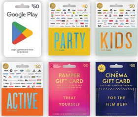 10-off-Google-Play-TCN-Party-TCN-Kids-TCN-Active-TCN-Pamper-and-TCN-Cinema-Gift-Cards on sale
