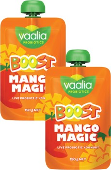 Vaalia-Probiotics-Boost-Yoghurt-Pouch-150g on sale