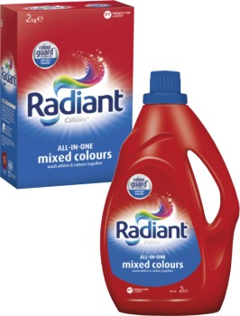 Radiant-Laundry-Liquid-2-Litre-or-Powder-2kg on sale