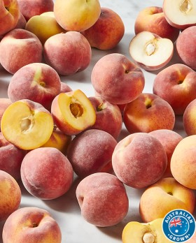 Australian-White-or-Yellow-Peaches on sale