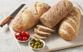 Coles-Finest-by-Laurent-Sourdough-Vienna-or-Sesame-Pane-di-Casa on sale