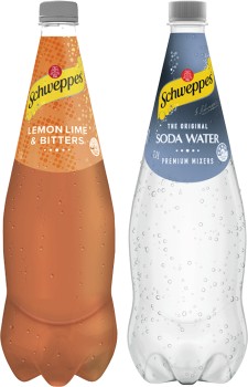 Schweppes+Mixers+or+Soft+Drink+1.1+Litre