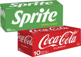 Coca-Cola%2C+Fanta+or+Sprite+Soft+Drink+10x375mL