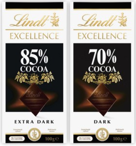 Lindt+Excellence+Block+Chocolate+80g-100g