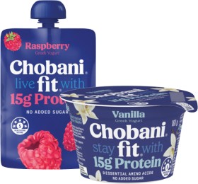 Chobani+Fit+Protein+Greek+Yogurt+160g+or+Pouch+150g
