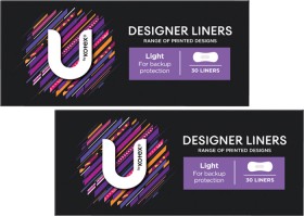 U+By+Kotex+Designer+Liners+30+Pack