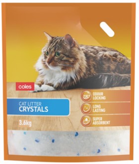 Coles+Silica+Gel+Cat+Litter+Crystals+3.6kg