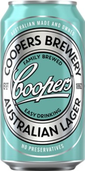 Coopers+Australian+Lager+Cans+24x375mL