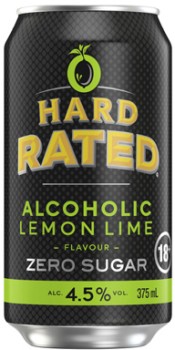 Hard+Rated+Lemon+Lime+Zero+Sugar+Cans+4x375mL