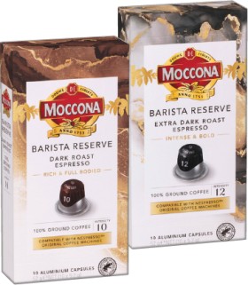 Moccona+Barista+Reserve+Coffee+Capsules+10+Pack+Selected+Varieties