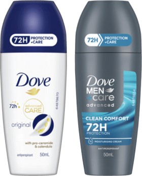 Dove+Advanced+Care+Deodorant+Roll+On+50mL+Selected+Varieties