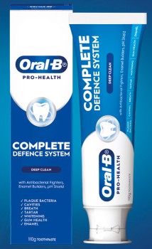 Oral%E2%80%91B+Pro%E2%80%91Health+Complete+Defence+System+Deep+Clean+Toothpaste+110g