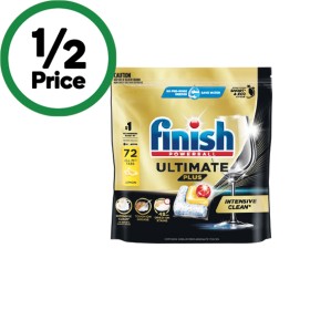 Finish-Ultimate-Plus-Dishwasher-Tablets-Pk-72 on sale