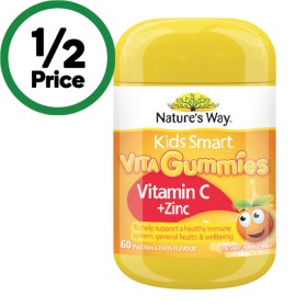 Natures-Way-Kids-Smart-Vita-Gummies-Vitamin-C-Zinc-Pk-60 on sale
