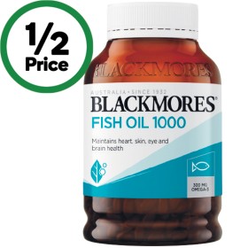 Blackmores-Fish-Oil-1000-Capsules-Pk-400 on sale