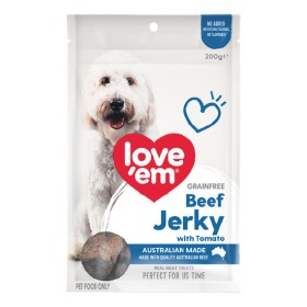 Love-Em-Jerky-Dog-Treats-200g on sale