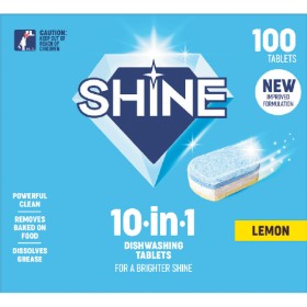 Shine-10-in-1-Dishwashing-Tablets-Pk-100 on sale