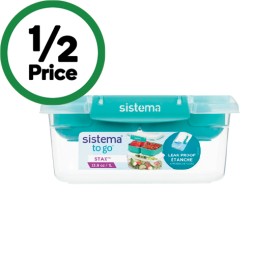 Sistema+Stax+To+Go+Rectangle+Container+1+Litre
