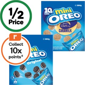 Oreo+Mini+Cookies+Multipack+204g+Pk+10