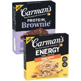 Carman%26rsquo%3Bs+Protein+Bake+or+Energy+Bars+175-200g+Pk+4-5