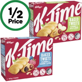 Kelloggs-K-Time-Baked-Twists-185g-Pk-5 on sale