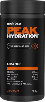 Melrose-Peak-Hydration-Powder-Orange-180g on sale
