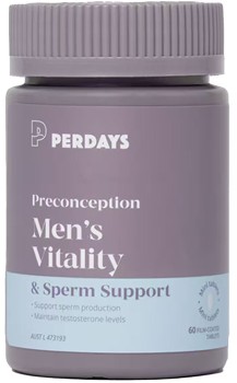 Perdays-Preconception-Mens-Vitality-Sperm-Support-60-Capsules on sale
