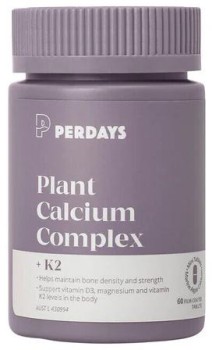 Perdays-Plant-Calcium-Complex-K2-60-Tablets on sale