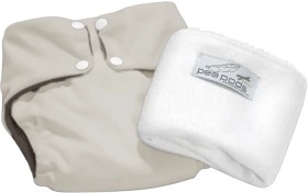Pea+Pods+Reusable+Nappy+One+Size+Cream