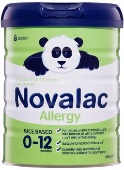 Novalac+Allergy+Premium+Rice+Based+Infant+Formula+800g