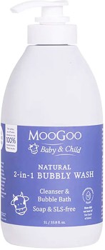 MooGoo-Baby-2-in-1-Bubbly-Wash-1-Litre on sale