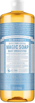 DR-BRONNERS-Pure-Castile-Liquid-Magic-Soap-Baby-Unscented-946ml on sale