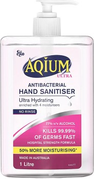 Ego-Aqium-Ultra-Antibacterial-Hand-Sanitiser-1-Litre on sale