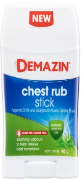 Demazin-Chest-Rub-Stick-Natural-Essential-Oils-40g on sale
